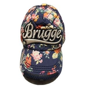Robin Ruth Brugge “Belgium” ‎ Floral Quilt Front  Adjustable Snapback Hat